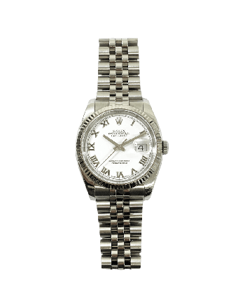 Rolex Datejust 116234 White Roman Dial